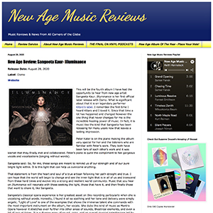 New Age Review: Sangeeta Kaur- Illuminance by New Age Music Reviews